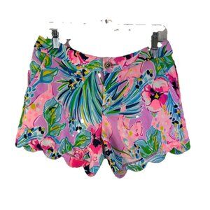 New Lilly Pulitzer Buttercup Knit Short Flowers and Friends